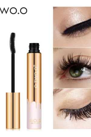 O.TWO.O 3D Mascara Lengthening Black Lash Eyelash Extension Eye Lashes Brush Beauty Makeup Long-wearing Gold Color Mascara
