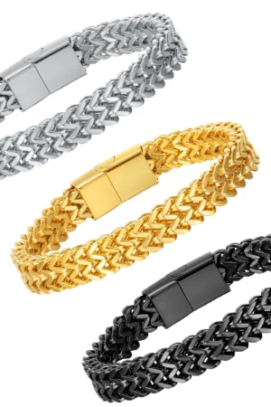 Fashion Men Cuban Bracelet Stainless Steel Women Bracelet On Hand For Couple Unisex Wrist Chain Jewelry