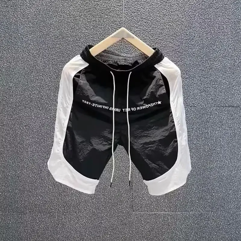 Summer Men's Quick Drying Shorts Basketball Shorts Beach Breathable Sports Short Pants Color Blocked Sweatpants Men Clothing New 3 Summer Men's Quick Drying Shorts Basketball Shorts Beach Breathable Sports Short Pants Color Blocked Sweatpants Men Clothing New - Image 3