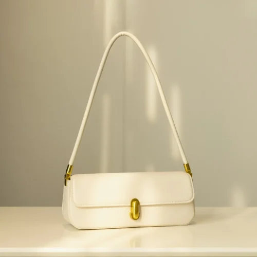 Fashionable Women’s Spring Summer 2024 New French Underarm Bag Versatile Trendy Single Shoulder Handbag Commute Bag