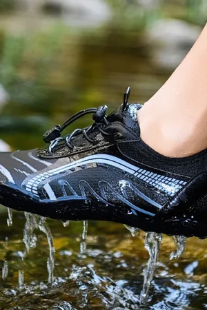 Water Shoes for Men Breathable Light Water Sports Shoe Non Slip Beach Wading Shoes Unisex Quick Dry Aqua Shoes for Surfing Socks