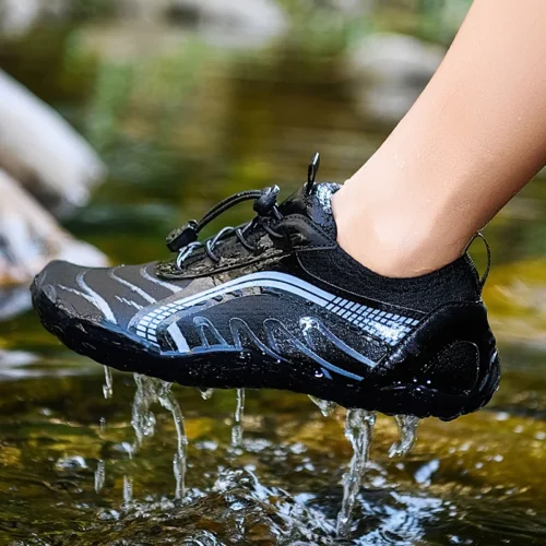 Water Shoes for Men Breathable Light Water Sports Shoe Non Slip Beach Wading Shoes Unisex Quick Dry Aqua Shoes for Surfing Socks