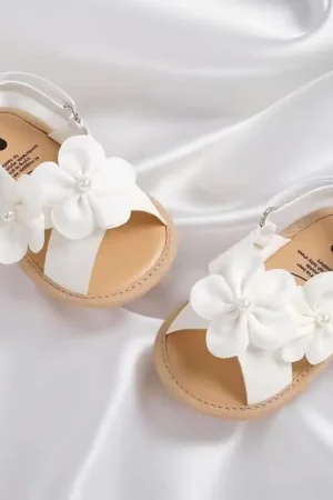 Baby Girls Sandals Summer Shoes Outdoor First Walker Toddler Girls Shoes for Summer