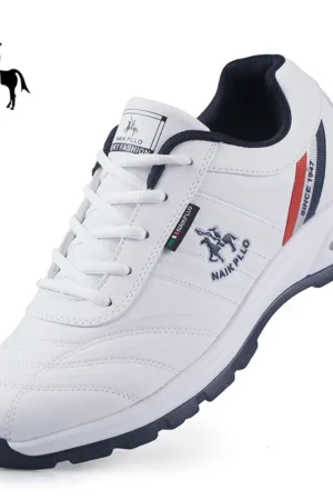 New Men Shoes Outdoor Leather Casual Sneakers Men Fashion Sports Large Size Shoes For Men кроссовки мужские zapatillas hombre