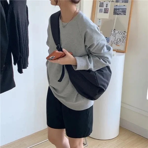 New Fashion Summer Large Capacity Casual Nylon Women Shoulder Bag Korean Style Hobos Bag Youth Crossbody Shoulder Bag - Image 5