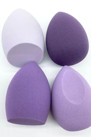 4pcs Makeup Sponge Powder Puff Dry and Wet Combined Beauty Cosmetic Egg Foundation Powder Puff Bevel Cut Make Up Sponge Tools