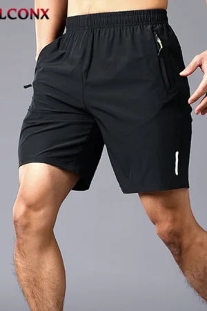 3XL Quick Dry Jogging Fitness Shorts Men Summer Sports Bottoms Thin Breathable Beach Short Pants Male Running Shorts Lightweight
