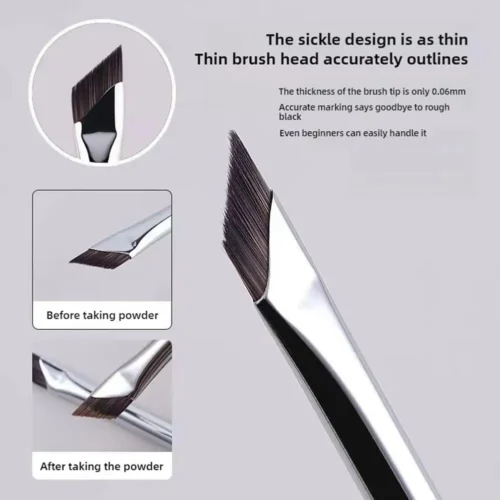 The Upgrade Eyeliner Brush Ultra Thin Fine Angle Flat Detail Place Brush Brush Eyes Eyebrow The Under Precise G9H0