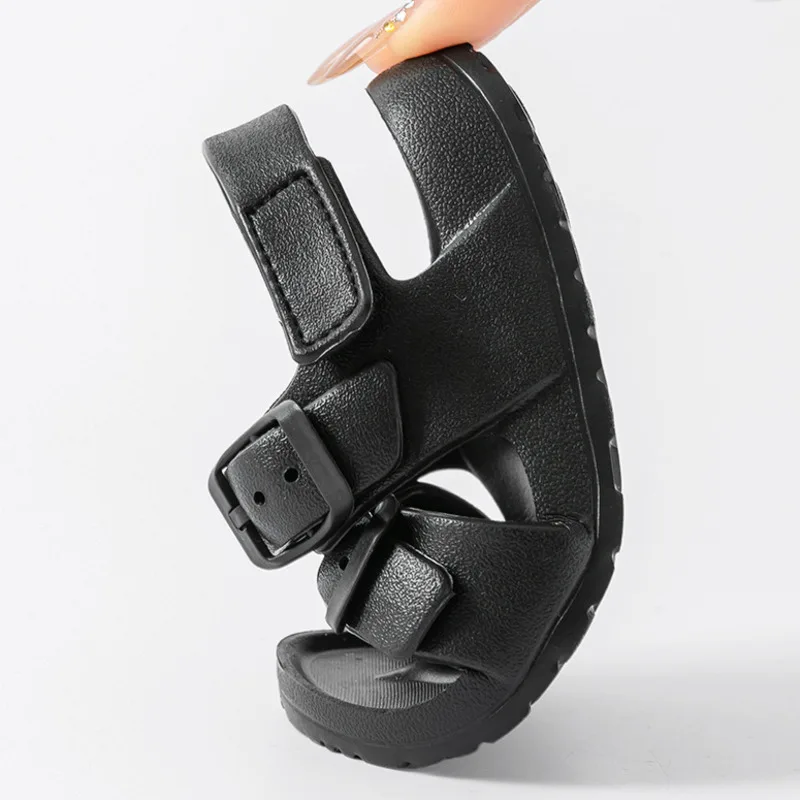 Summer Solid Buckle Children Sandals EVA Soft Waterproof Kids Sandals Hook Loop Soft Bottom Baby Boys Girls Beach Shoes 6 Summer Solid Buckle Children Sandals EVA Soft Waterproof Kids Sandals Hook Loop Soft Bottom Baby Boys Girls Beach Shoes - Image 6