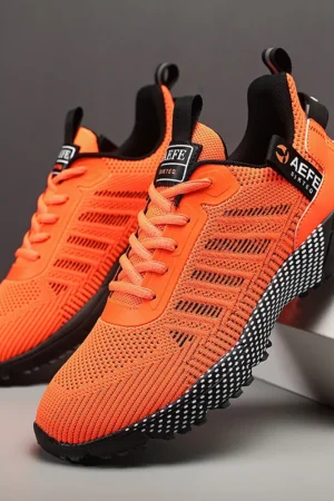 New 2024 Men Running Shoes Breathable Outdoor Sports Shoes Lightweight Sneakers for Men Comfortable Athletic Training Footwear