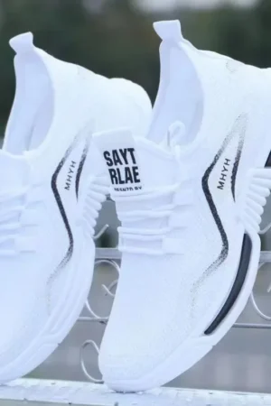 Men Shoes Slip on Fashion Sneakers Male Sport Running Shoes Breathable Gym Training Walking Tennis Shoes Non Slip Workout Flats