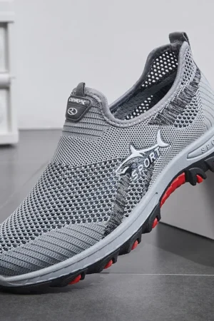 Summer Mesh Men Shoes Lightweight Sneakers Men Fashion Casual Walking Shoes 2024 Breathable Mens Hiking Shoes 2025 Fashion Shoes