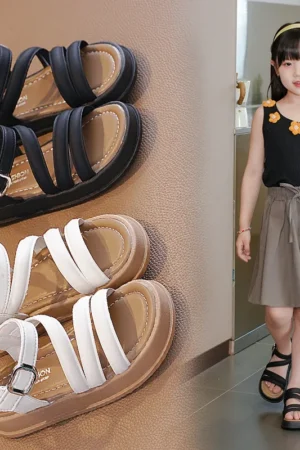 Baby Girls Sandals Summer Casual Children Sandals Girls Flat Shoes Fashion Casual Non Slip Kids Beach Shoes sandalias de mujer