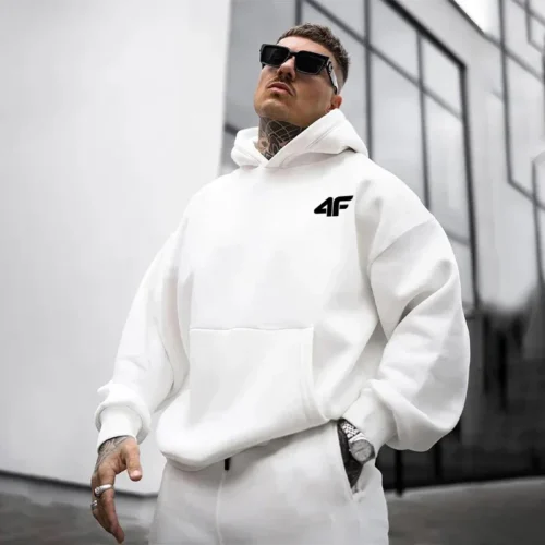 Men’s hooded sweatshirt, casual sports jacket for all seasons, home goods, outdoor comfort, gym, fitness, hooded sweatshirt, men