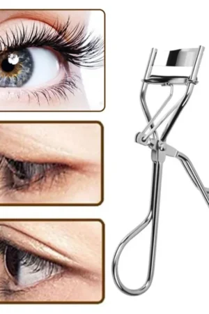 1pc Black/Silver White Curl Eyelash Curler Stainless Steel Eyelash Cosmetic Makeup Eyelash Curler Curling Eyelashes Tool