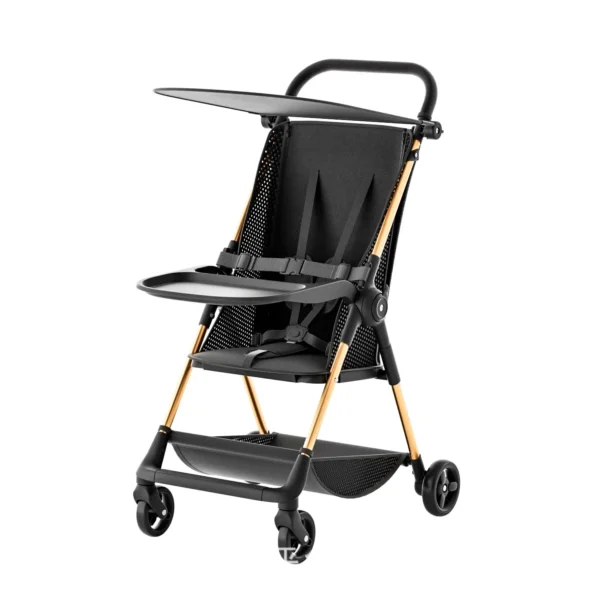 Portable Lightweight Four-Wheel Pocket Baby Stroller Compact One-Click Folding Child Pushcart Easy to Handle for Shopping And Tr - Image 3