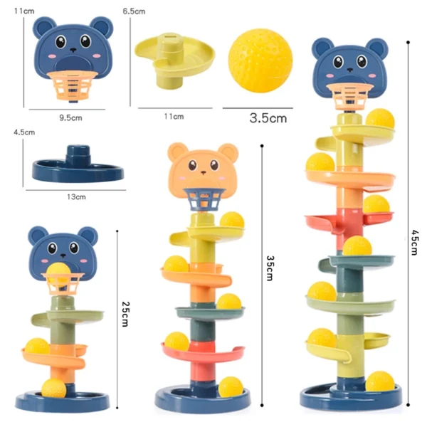 Montessori Toys Baby 0 12 24 36 Months Track Rolling Ball Push Pop Sliding Ball Early Education Toys Games Children Sensory Toy - Image 5