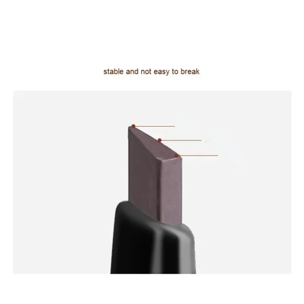 Small Gold Stick Double-Headed Eyebrow Pencil Ultra-Thin 3D Definition Lasting Non-Smudge Triangle Shape for Perfect Brows - Image 4