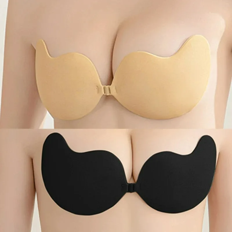 Women Sexy Invisible Strapless Adhesive Stick Bra Strapless Push Up Bras Backless Lingerie Seamless Silicone Bralette Underwear 4 Women Sexy Invisible Strapless Adhesive Stick Bra Strapless Push Up Bras Backless Lingerie Seamless Silicone Bralette Underwear - Image 4