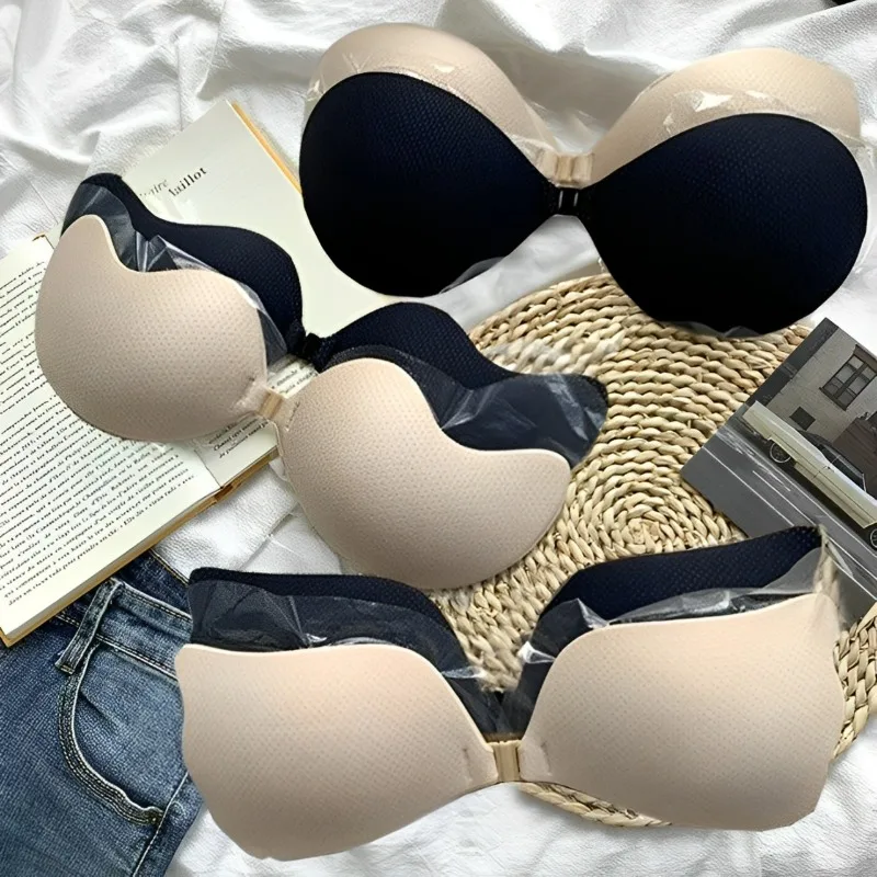 Women Sexy Invisible Strapless Adhesive Stick Bra Strapless Push Up Bras Backless Lingerie Seamless Silicone Bralette Underwear 1 Women Sexy Invisible Strapless Adhesive Stick Bra Strapless Push Up Bras Backless Lingerie Seamless Silicone Bralette Underwear