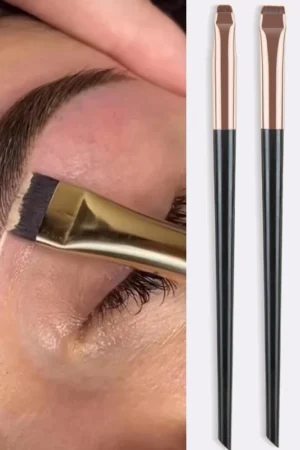 3pcs/set Blade Eyeliner Brush Eyebrow Brush Portable Flat Fine Eye Liner Brow Contour Makeup Brushes Makeup Tool