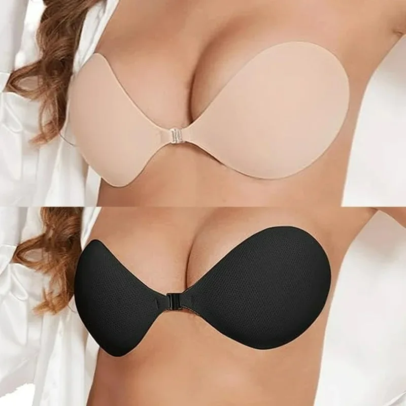 Women Sexy Invisible Strapless Adhesive Stick Bra Strapless Push Up Bras Backless Lingerie Seamless Silicone Bralette Underwear 3 Women Sexy Invisible Strapless Adhesive Stick Bra Strapless Push Up Bras Backless Lingerie Seamless Silicone Bralette Underwear - Image 3